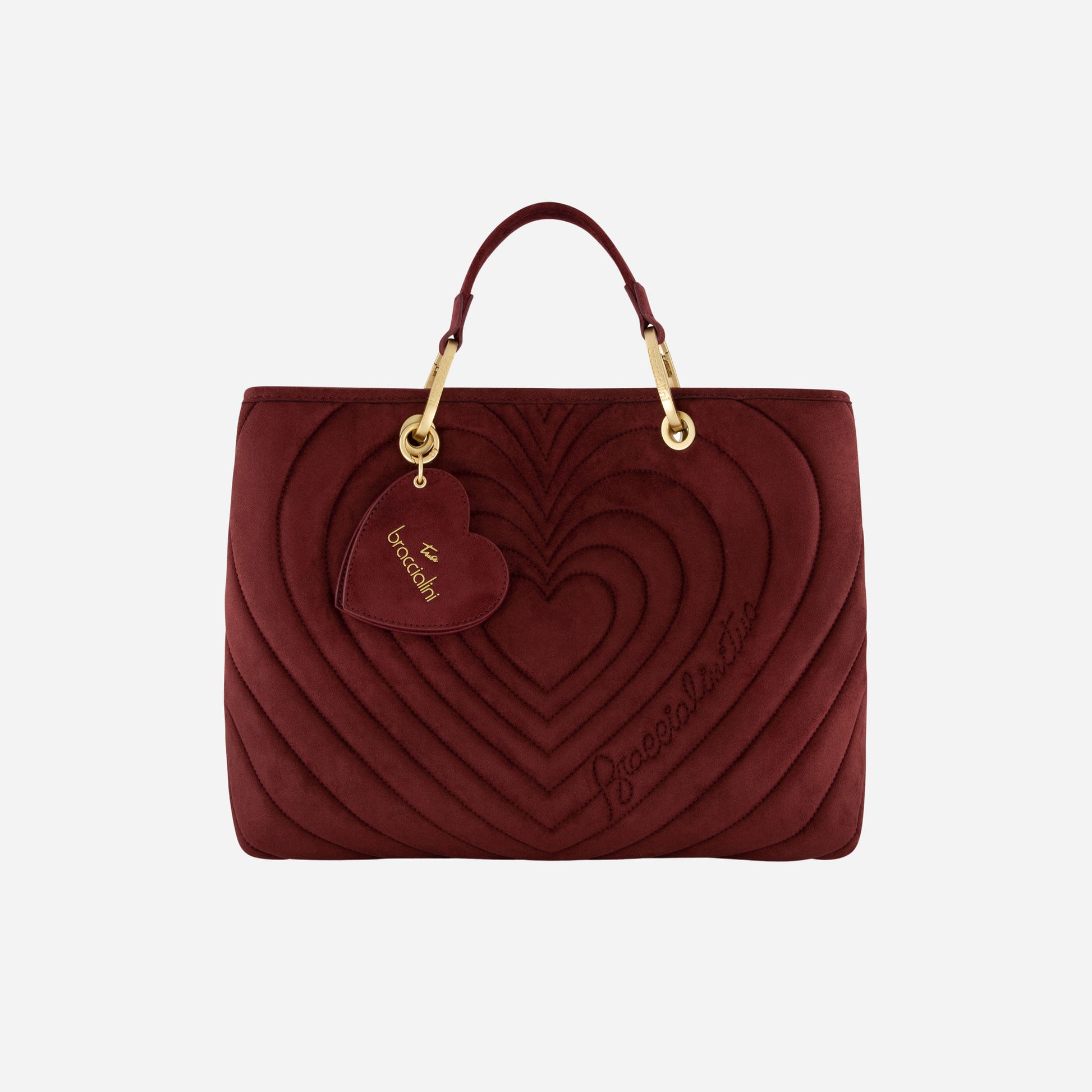 Braccialini BORSA BRACCIALNI BETH MATELASSE' POLYSINT VINACCIA 