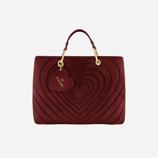 Braccialini BORSA BRACCIALNI BETH MATELASSE' POLYSINT VINACCIA 