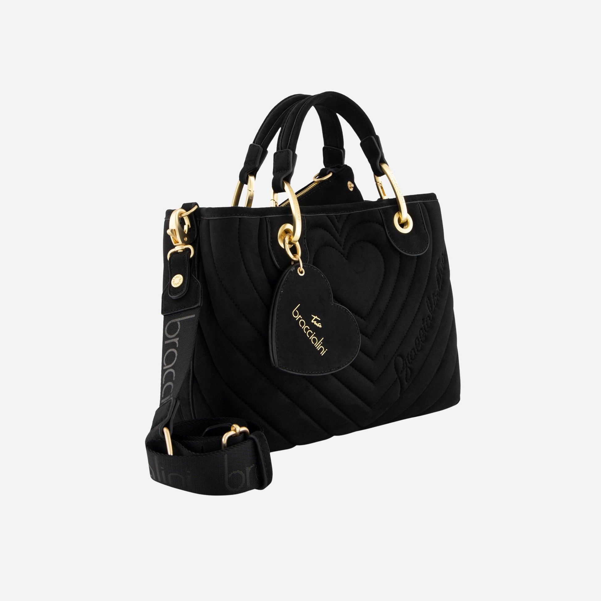 Braccialini BORSA BRACCIALINI BETH MATELASSE' Nero 