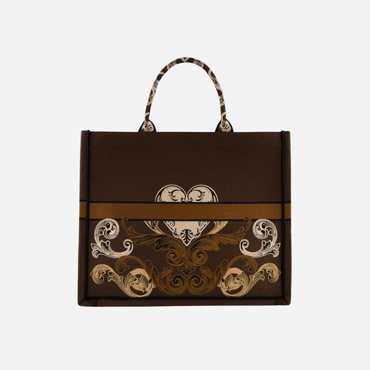 Braccialini BORSA BRACCIALINI QUEEN CHOCO RAMAGE 