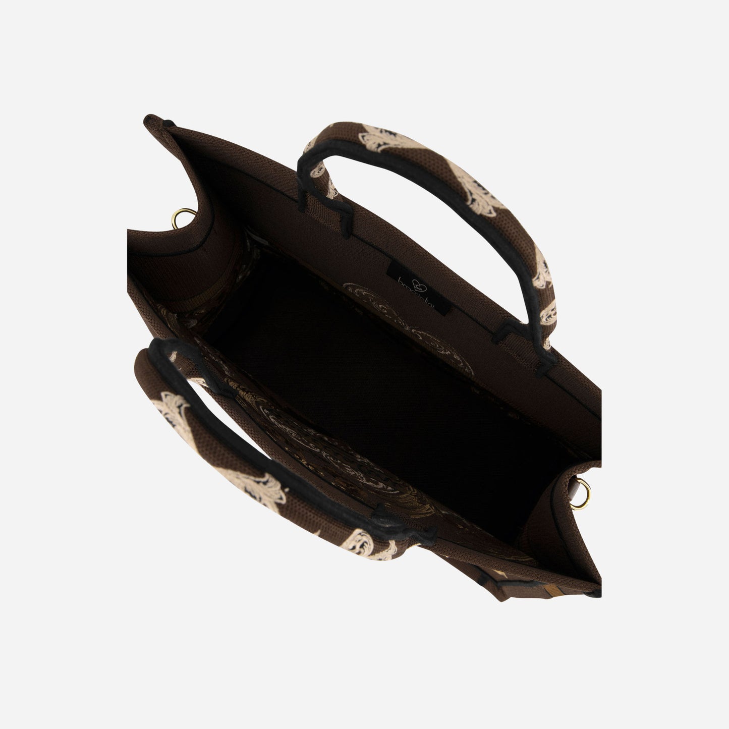 Braccialini BORSA BRACCIALINI QUEEN CHOCO RAMAGE 