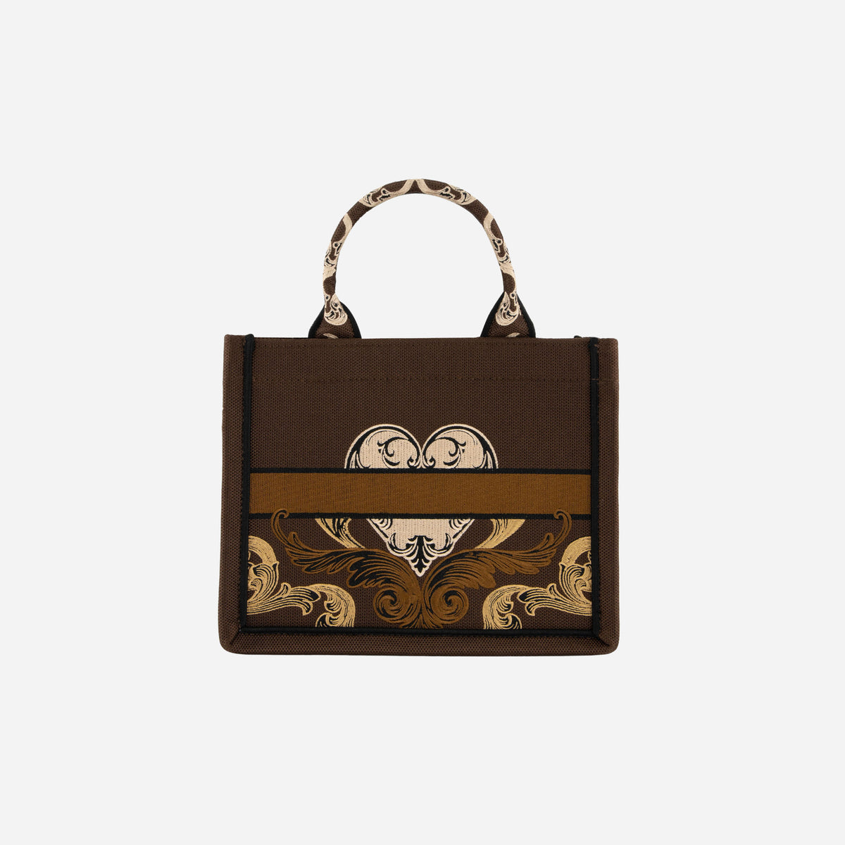 Braccialini BORSA BRACCAILINI QUEEN CHOCO RAMAGE 