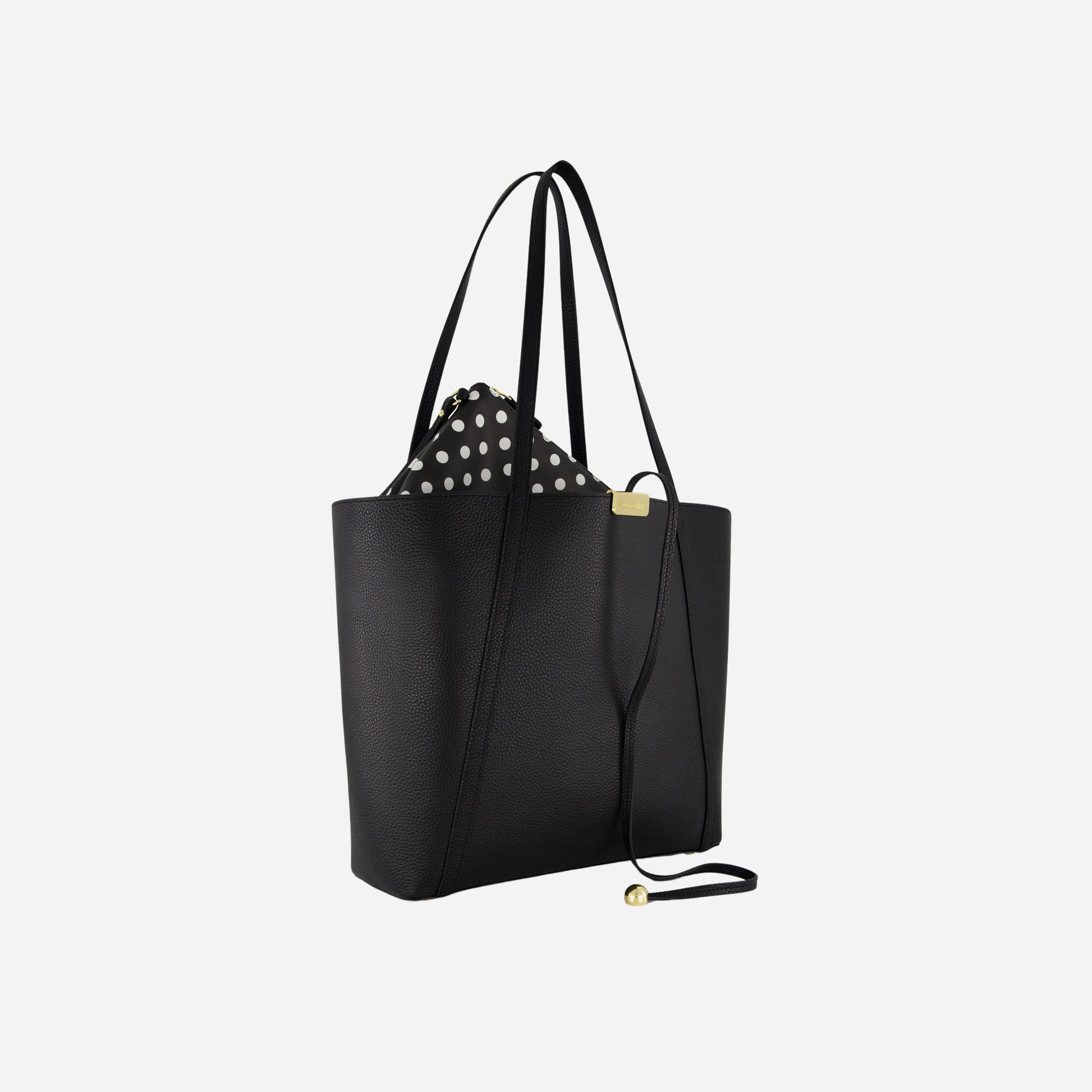 Braccialini BORSA BRACCIALINI DOUBLE PELLE Nero 