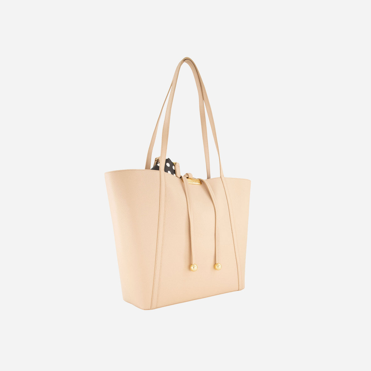 Braccialini BORSA BRACCIALINI DOUBLE PELLE Cipria 