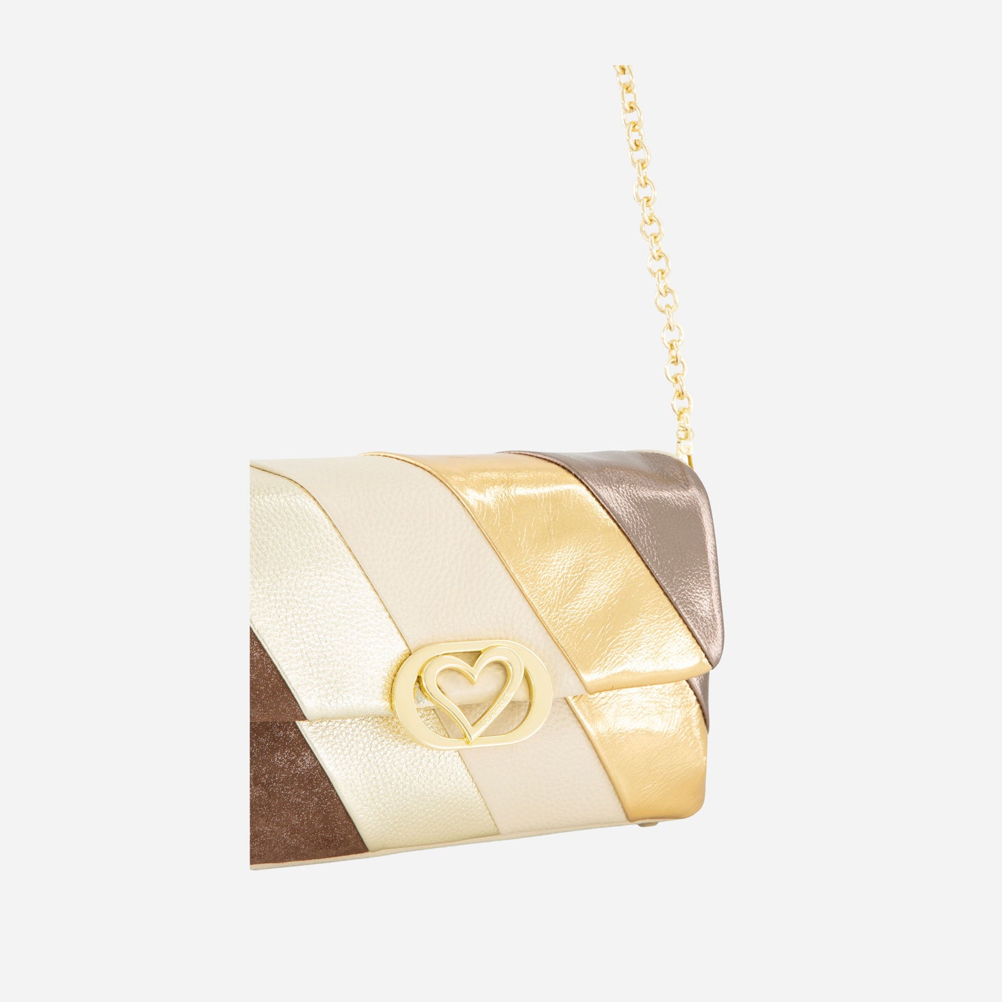 Braccialini BORSA BRACCIALINI PATCHWORK MULTI/ORO 
