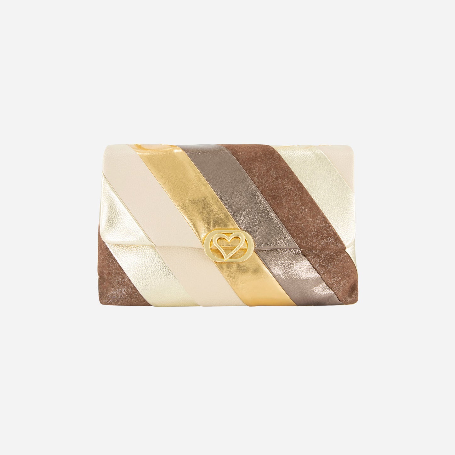 Braccialini BORSA BRACCIALINI PATCHWORK MULTI/ORO 