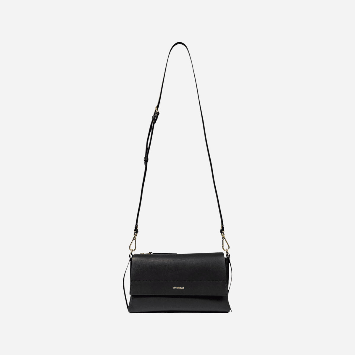 coccinelle Boheme Small NOIR/COGNAC 