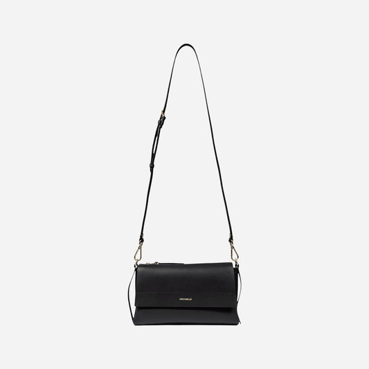 coccinelle Boheme Small NOIR/COGNAC 