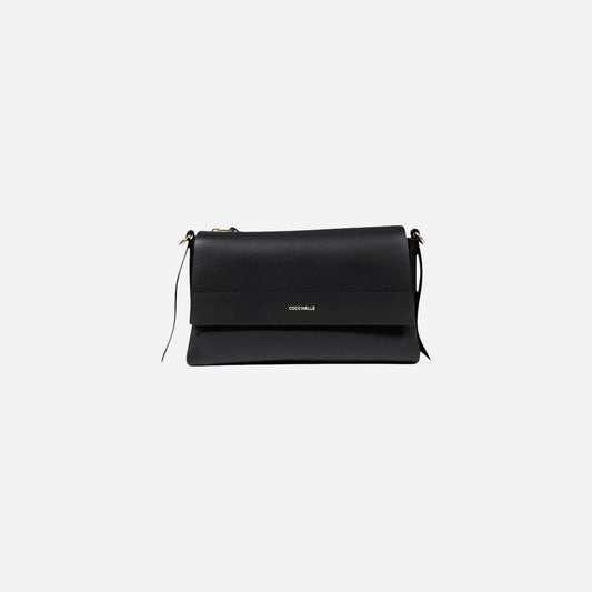 coccinelle Boheme Small NOIR/COGNAC 