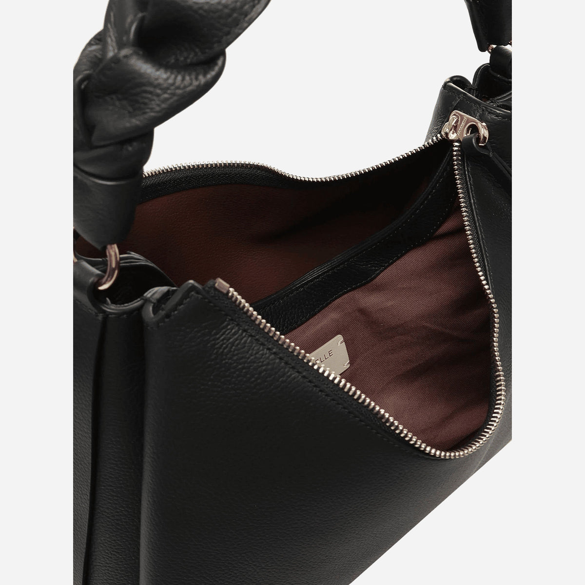 coccinelle Boheme Medium NOIR/COGNAC 