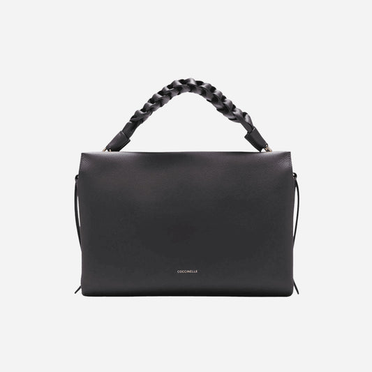 coccinelle Boheme Medium NOIR/COGNAC 