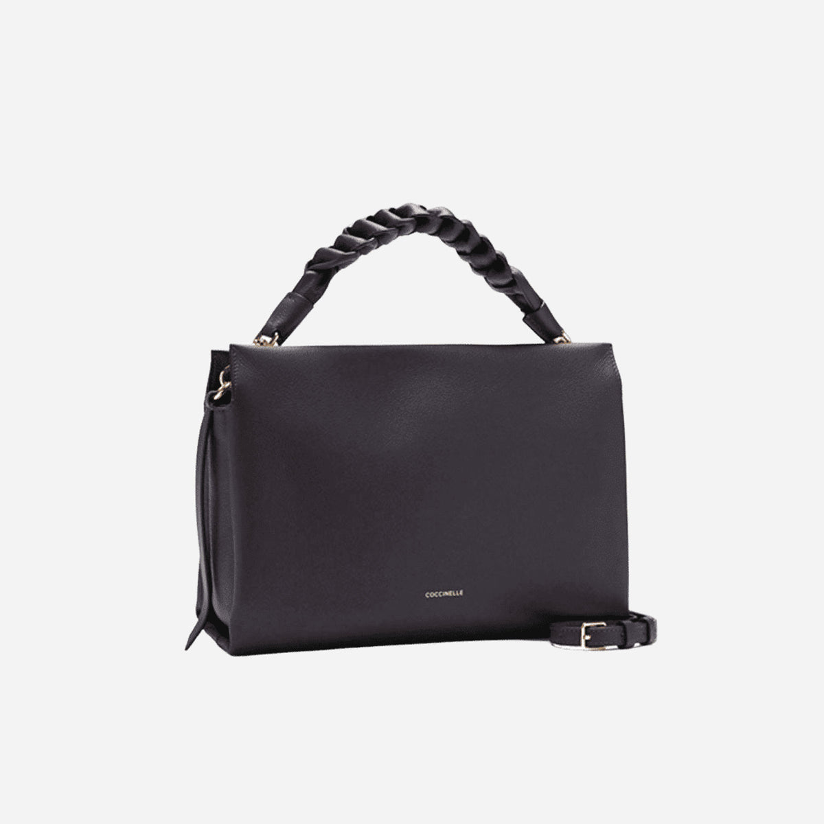 coccinelle Boheme Medium NOIR/COGNAC 