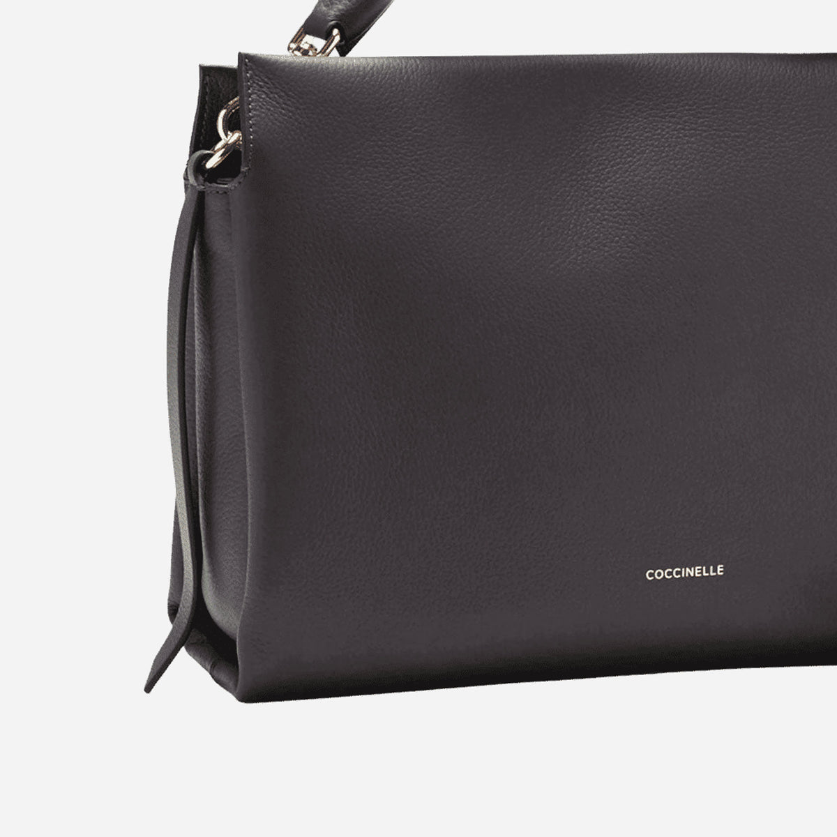 coccinelle Boheme Medium NOIR/COGNAC 