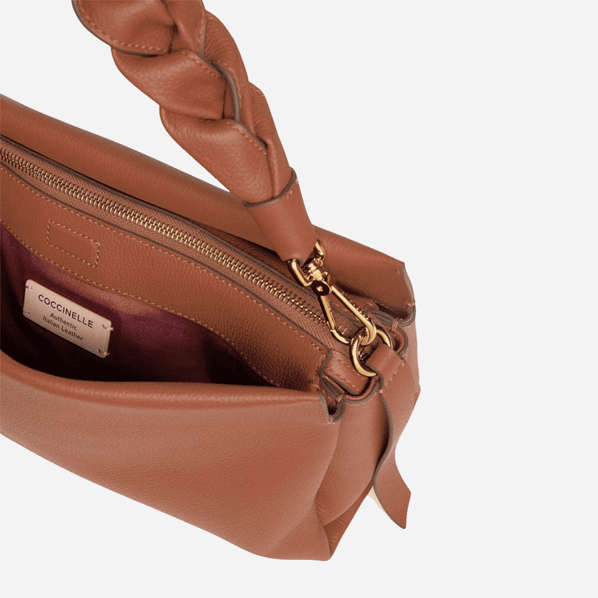 coccinelle Boheme Medium COGNAC/NOIR 
