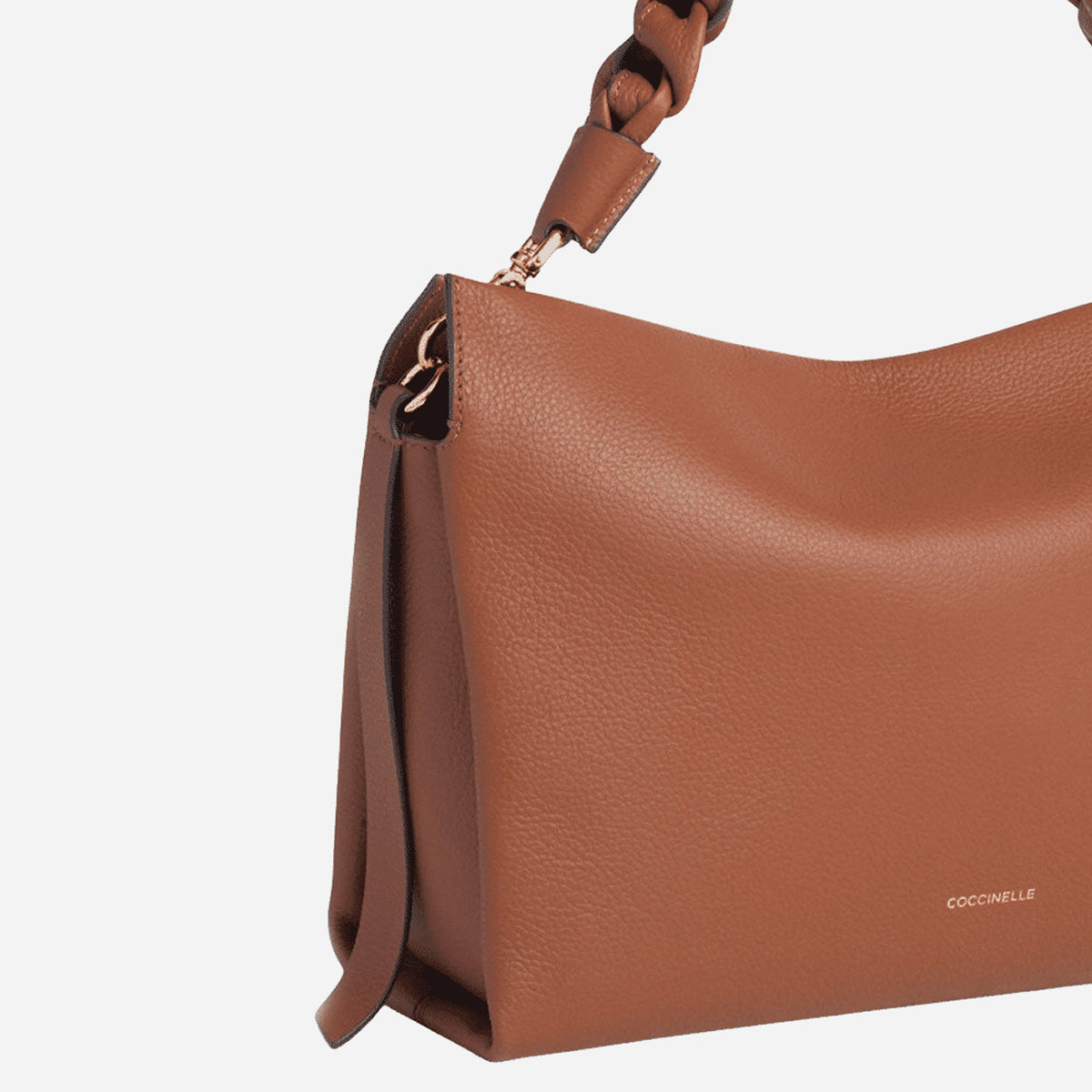 coccinelle Boheme Medium COGNAC/NOIR 