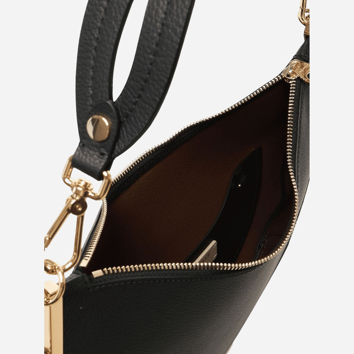 coccinelle Coccinelle SunUp Small NOIR/COGNAC 