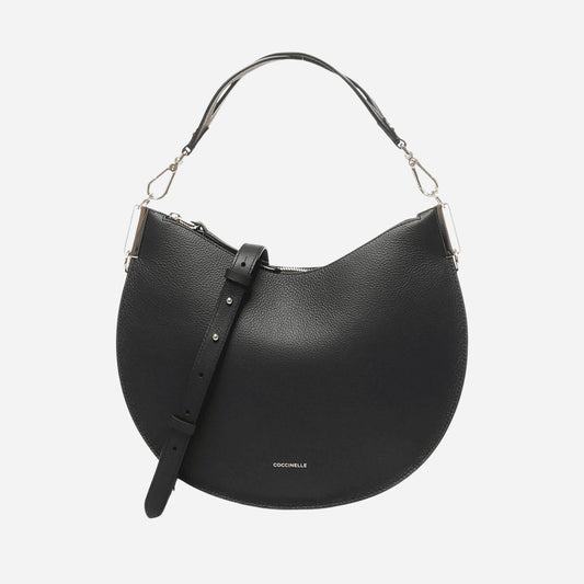 coccinelle Coccinelle SunUp Small NOIR/COGNAC 