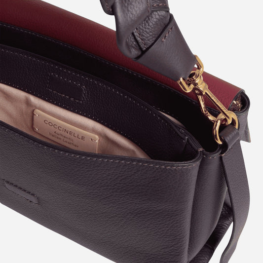 coccinelle Boheme Small COGNAC/NOIR 