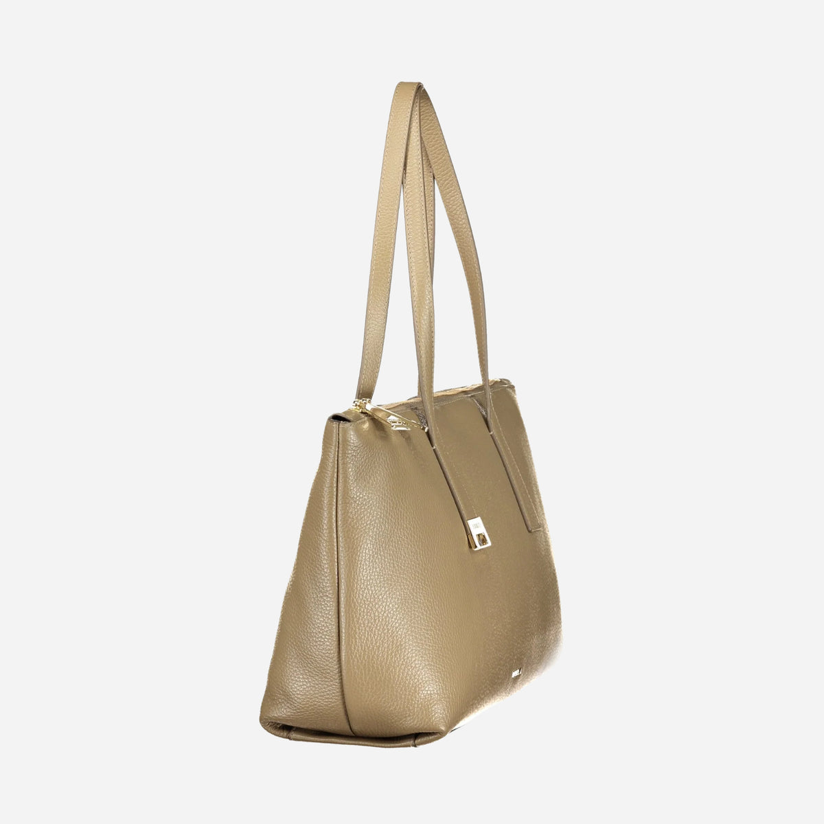 FURLA Olivia Borsa shopping media in pelle MUDDY GRAY 