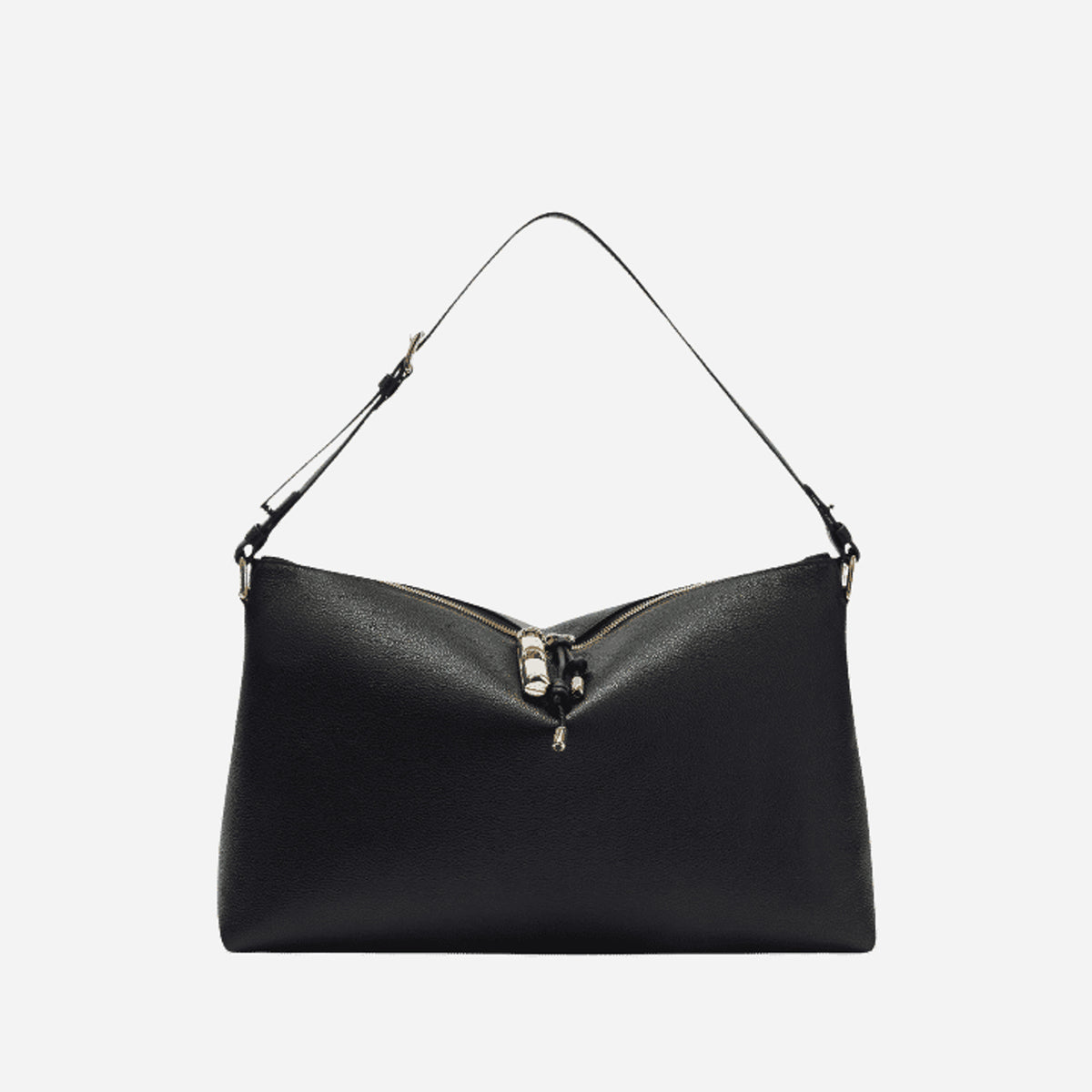 FURLA Debby M Borsa a spalla in pelle Nero 