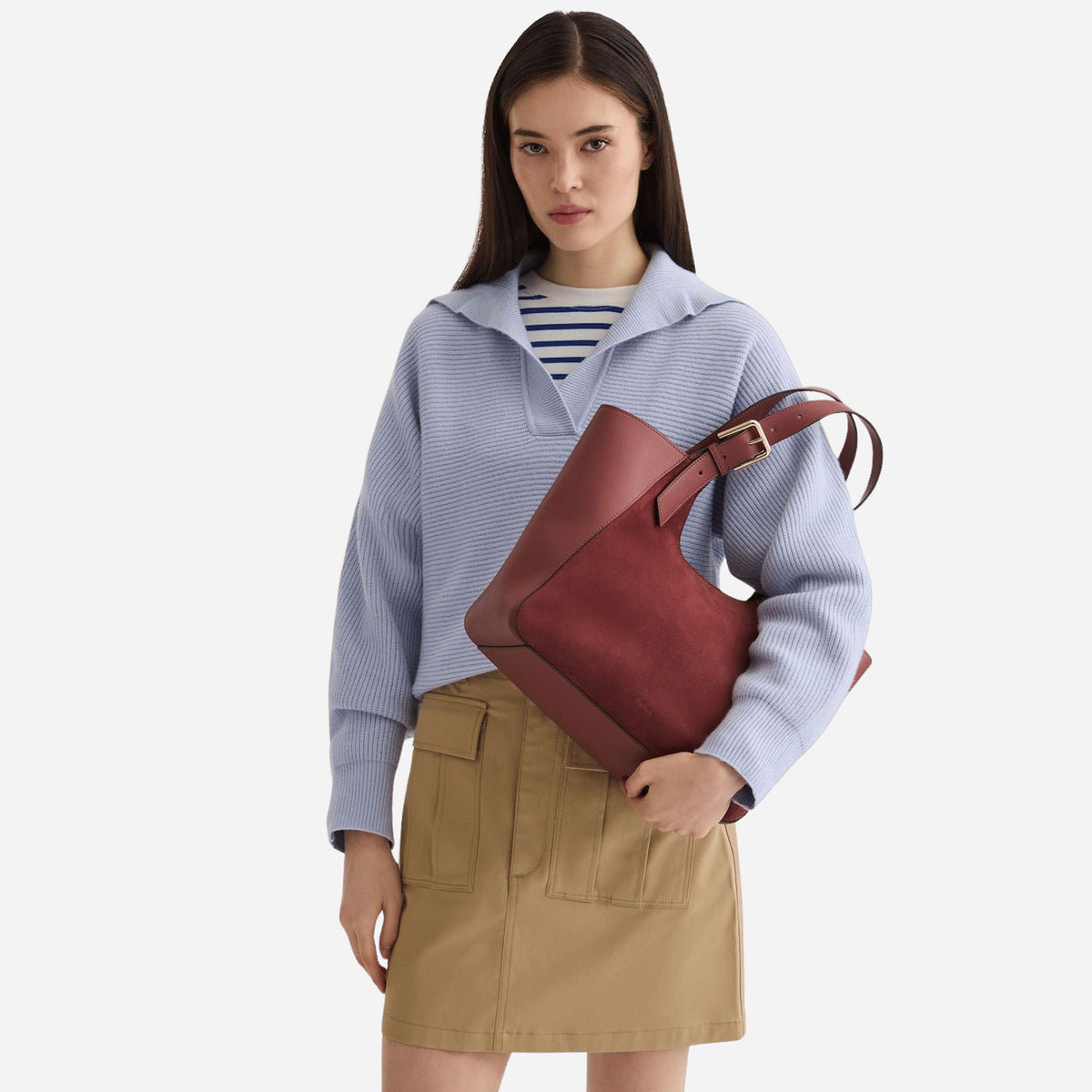 FURLA Dora Borsa Shopping TONI MARSALA 