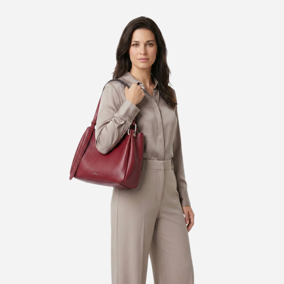 FURLA Nuvola Tote CILIEGIA d 