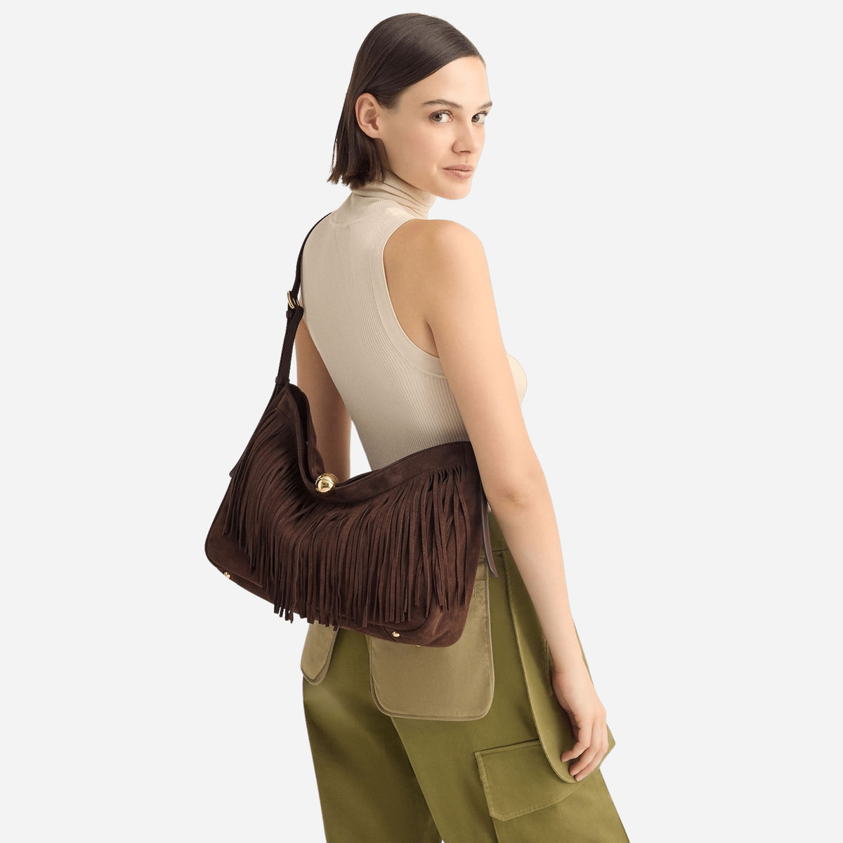 FURLA Sfera soft Borsa a Spalla L TONI CIOCCOLATO 