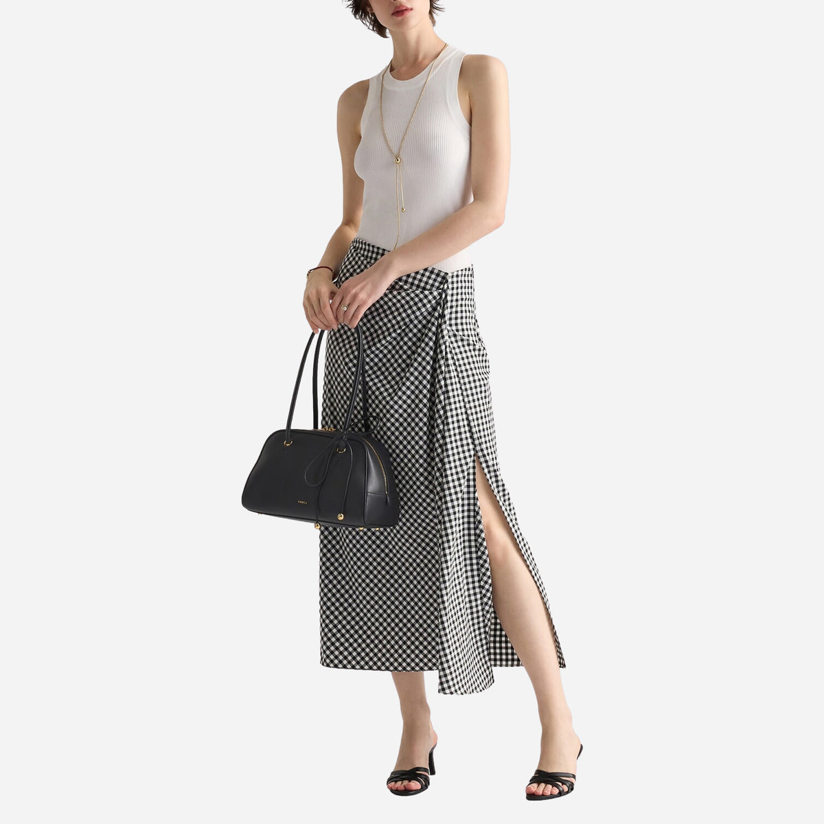 FURLA Furla Poppy Borsa a mano M Nero 