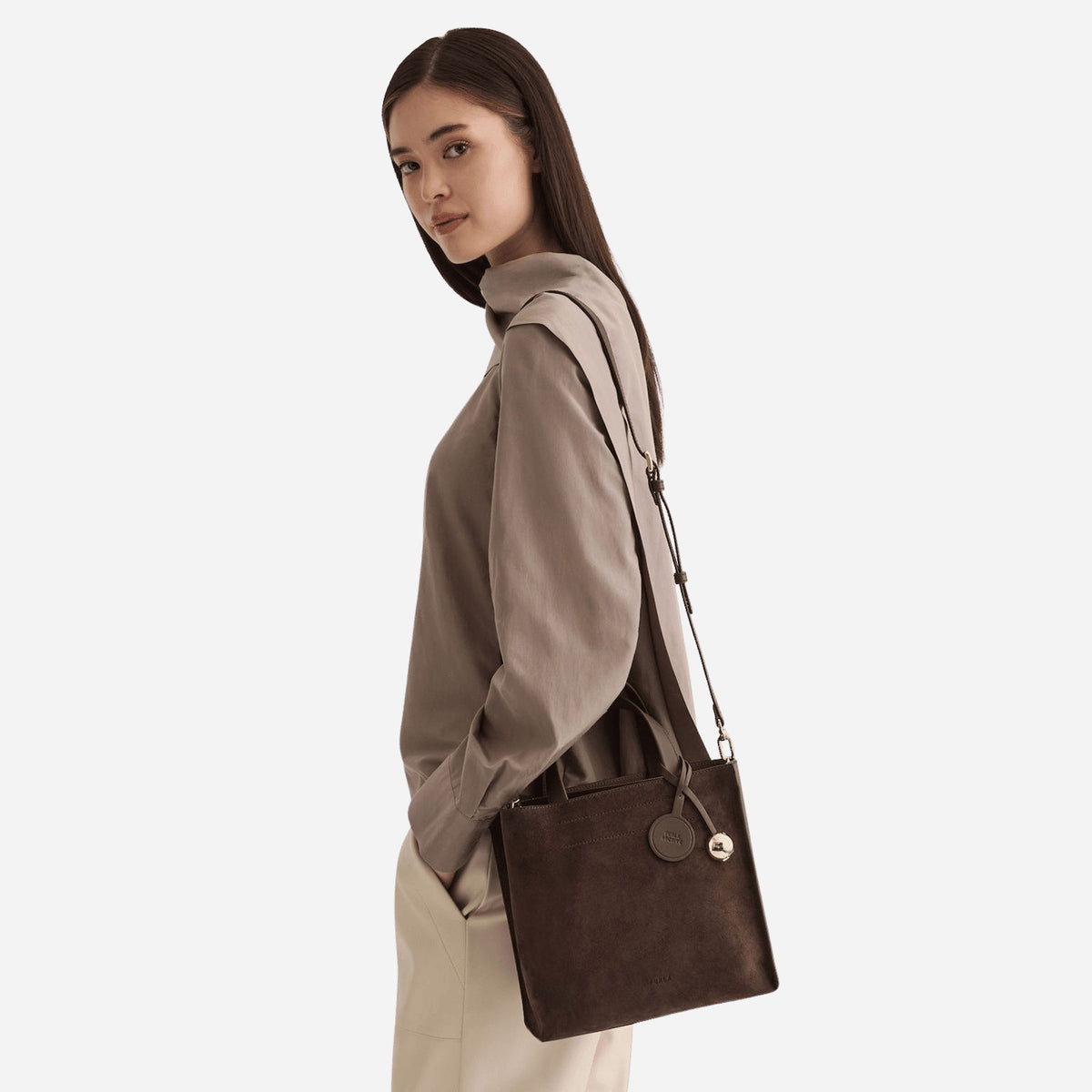 FURLA Furla Divide It Borsa Shopping S TONI ESPRESSO 
