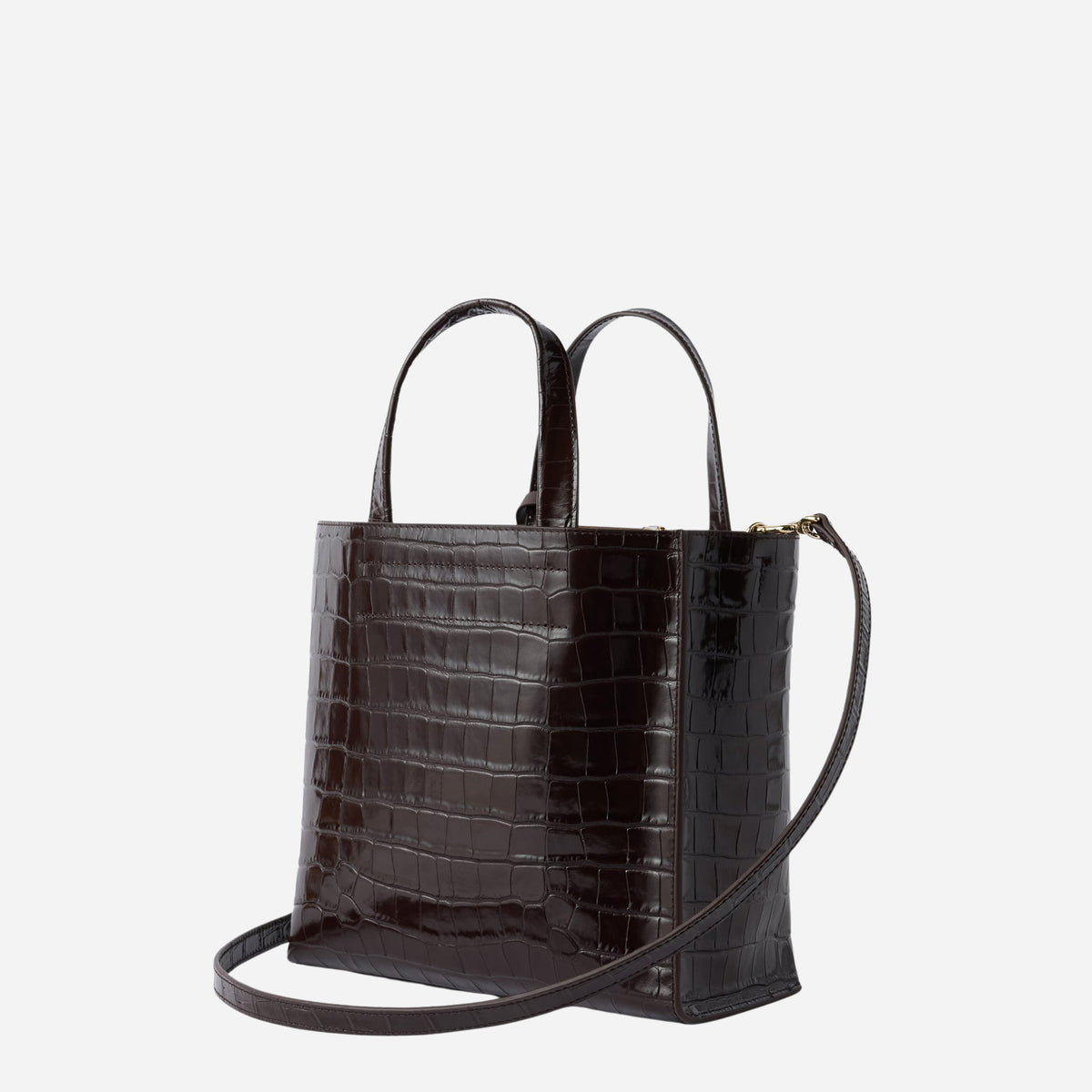 FURLA Divide It Borsa shopping piccola in pelle Cioccolato 