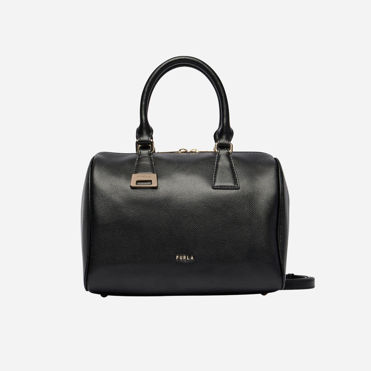 FURLA Olivia M borsa media a mano in pelle Nero 
