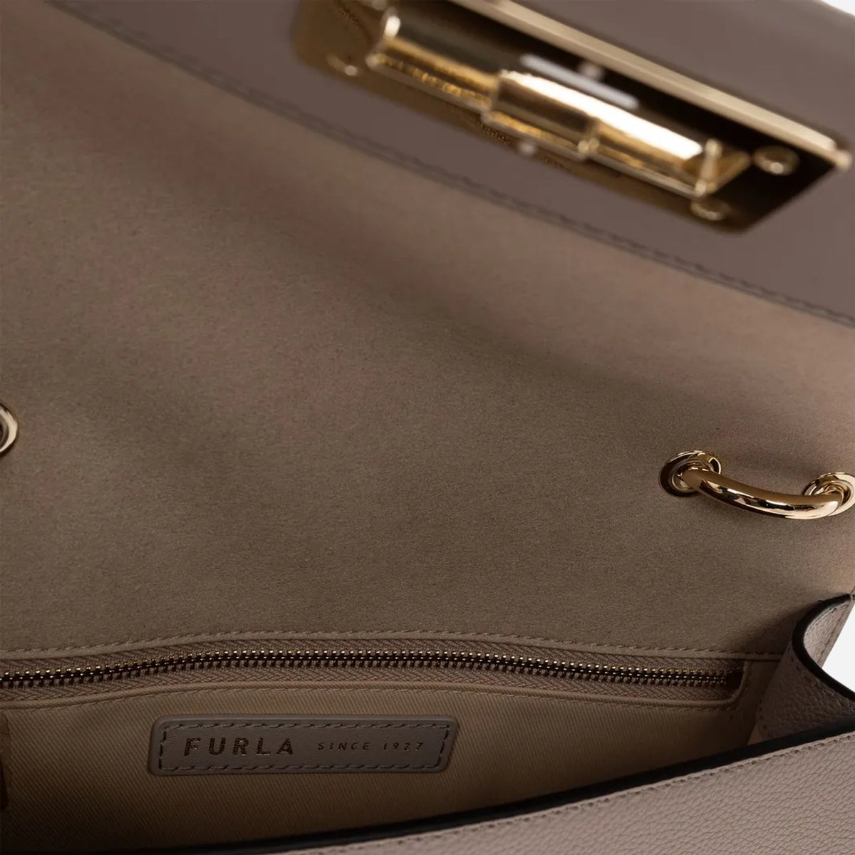 FURLA Amelia Borsa media a mano in pelle CACHEMIRE GRAY 