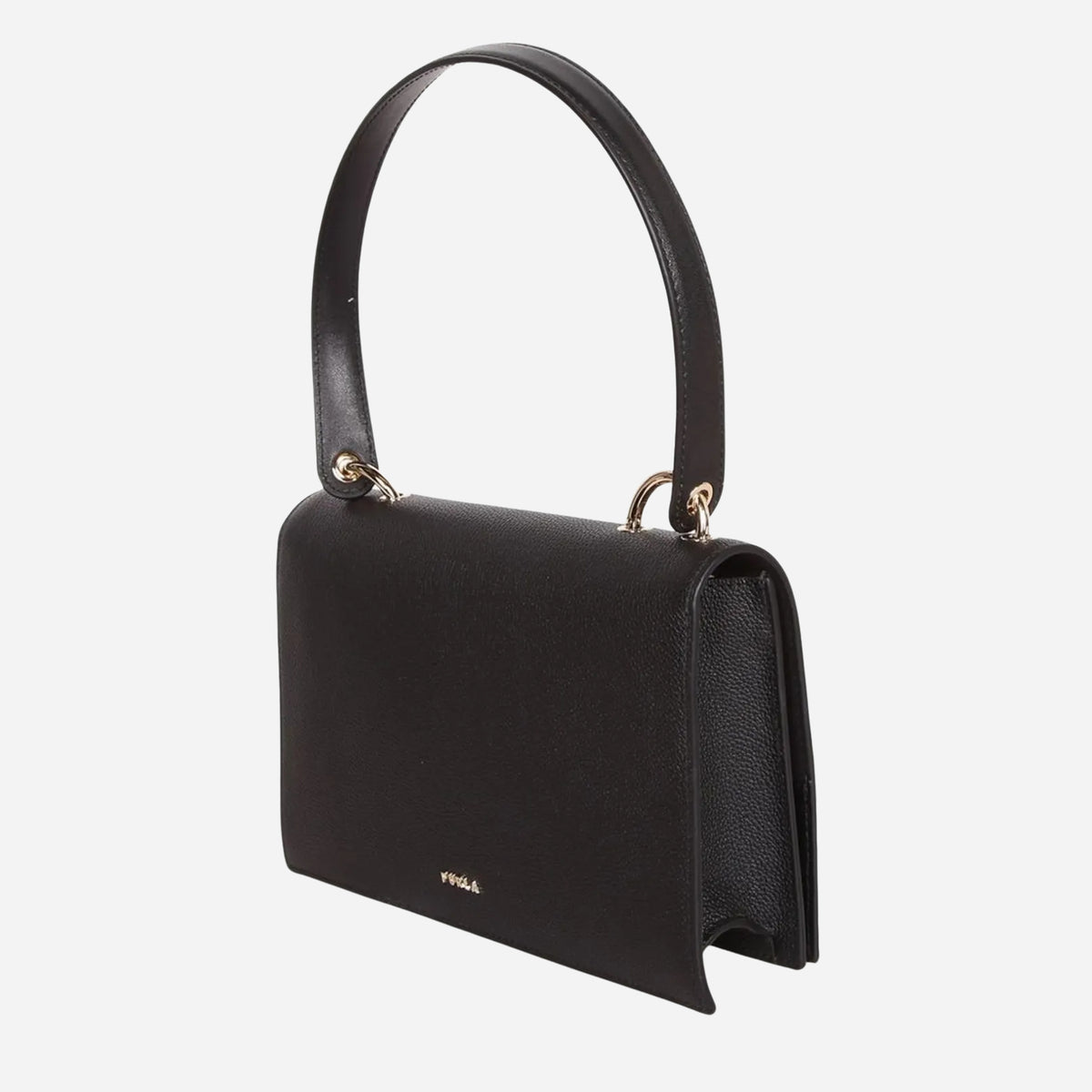 FURLA Amelia Borsa media a mano in pelle Nero 