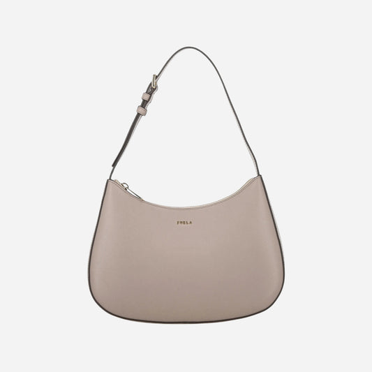 FURLA Margot Borsa piccola a spalla in pelle CACHEMIRE GRAY 