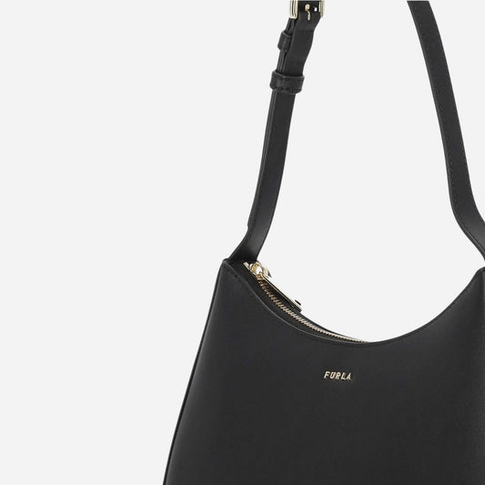 FURLA Margot S Borsa a spalla in pelle Nero 
