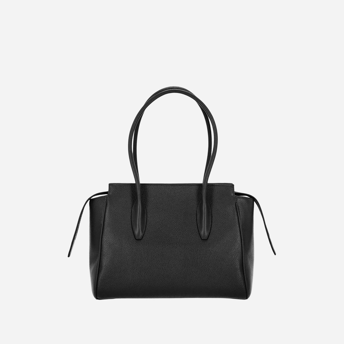 FURLA Ambra L Borsa tote grande a spalla in pelle Nero 