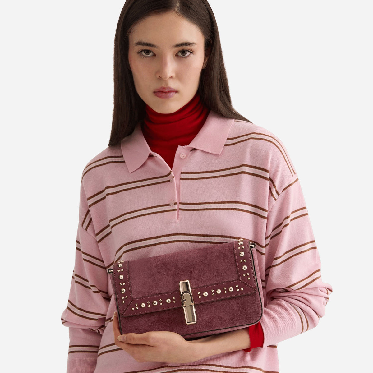 FURLA Furla Iride Borsa a Tracolla S TONI RED APPLE 