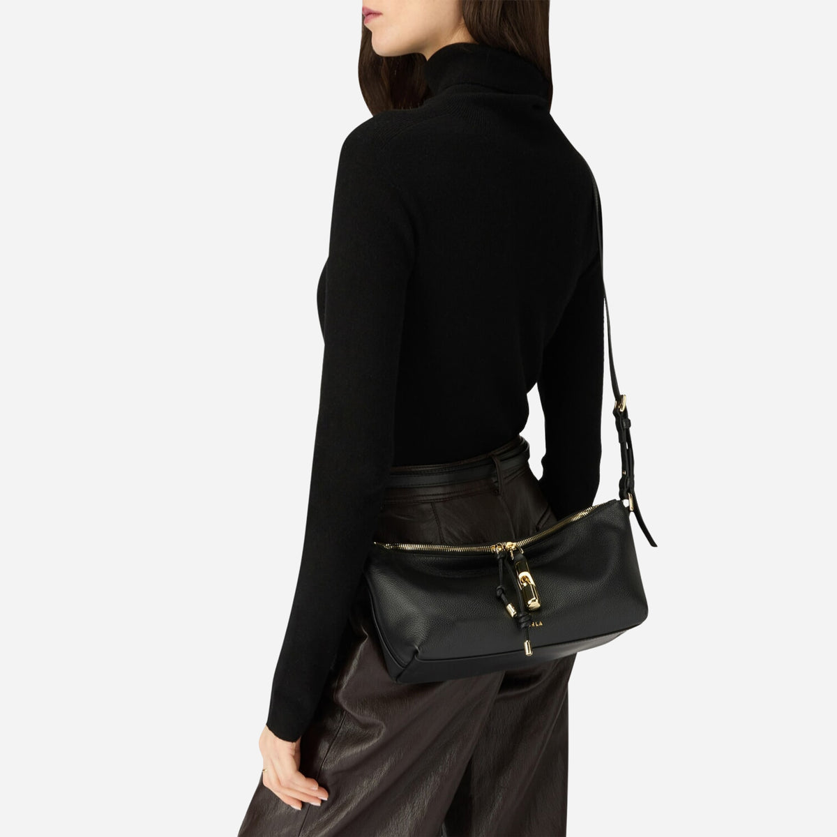 FURLA Debby Borsa A Spalla Nero 