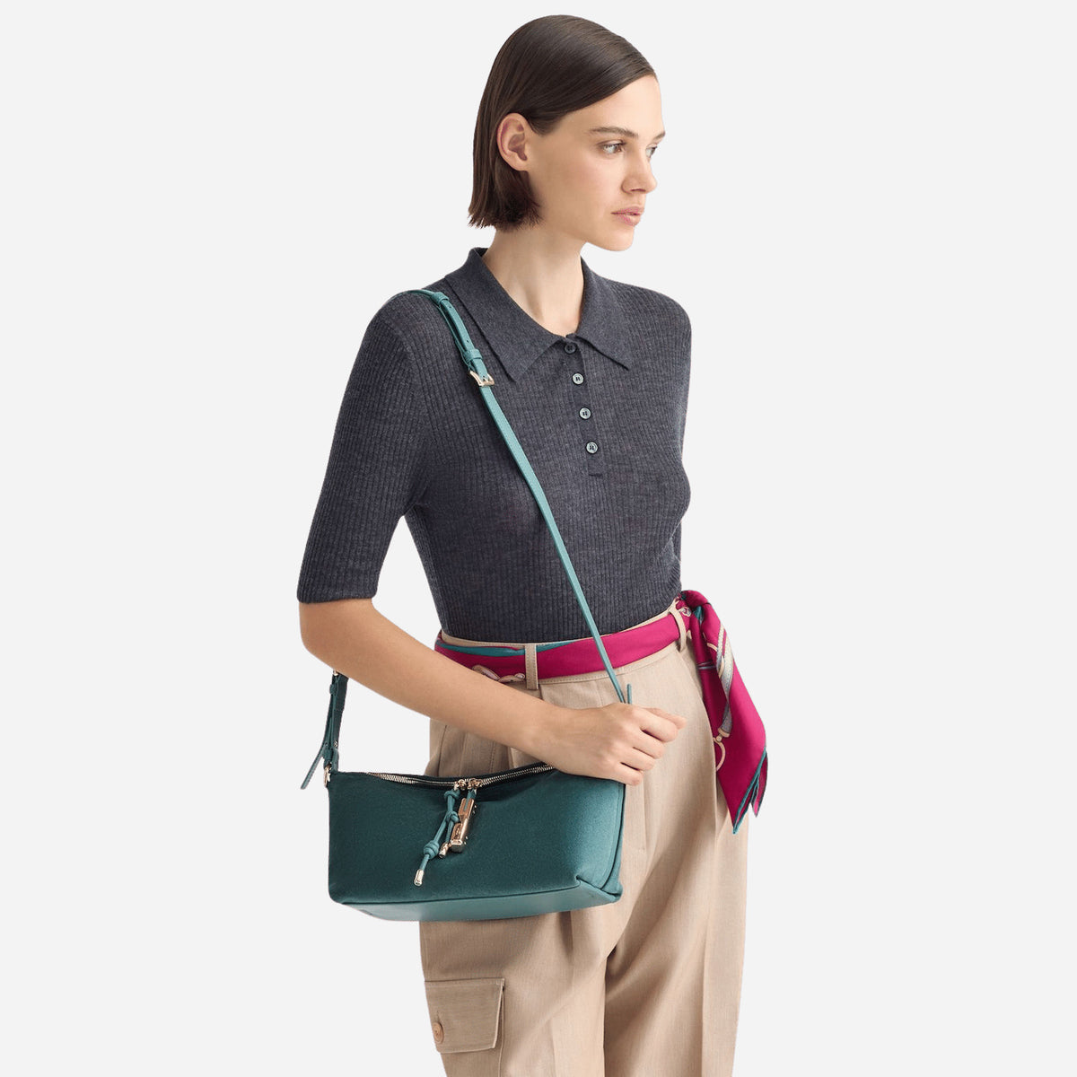 FURLA Debby Borsa A Spalla TONI EDERA GREEN 