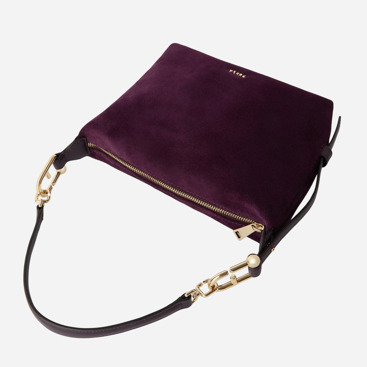 FURLA Tonie Borsa mignon a spalla in camoscio TONI WINTER BLOOM 