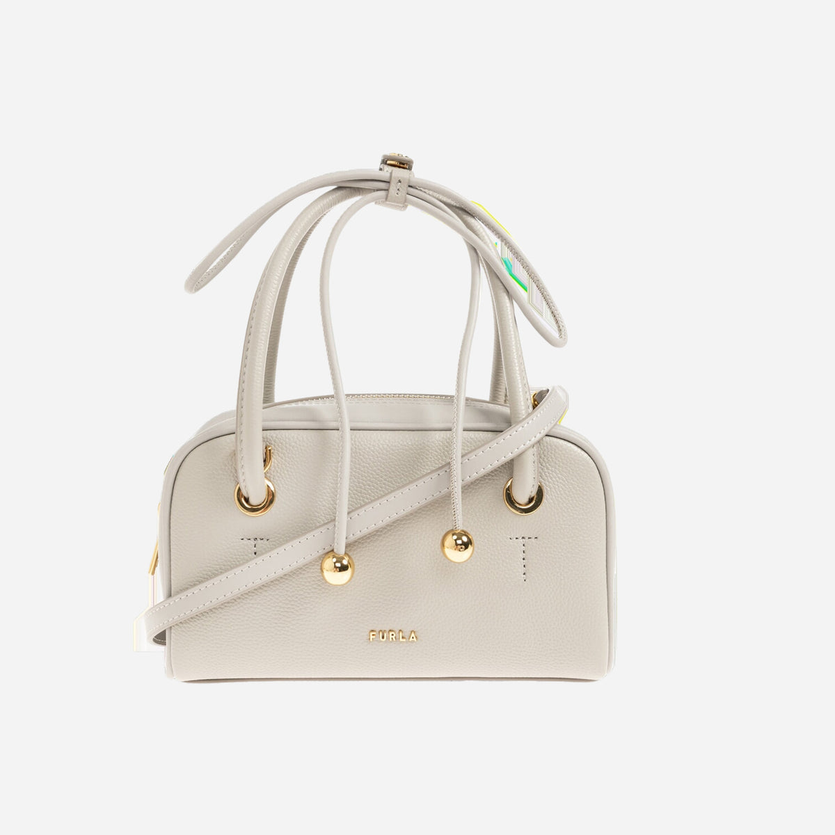 FURLA Furla Poppy Borsa A Mano STONE GRAY 