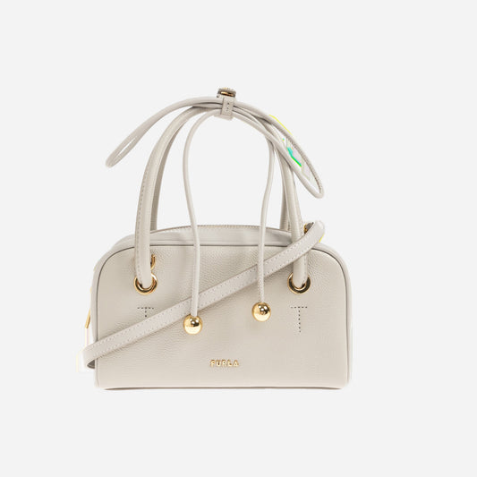 FURLA Furla Poppy Borsa A Mano STONE GRAY 