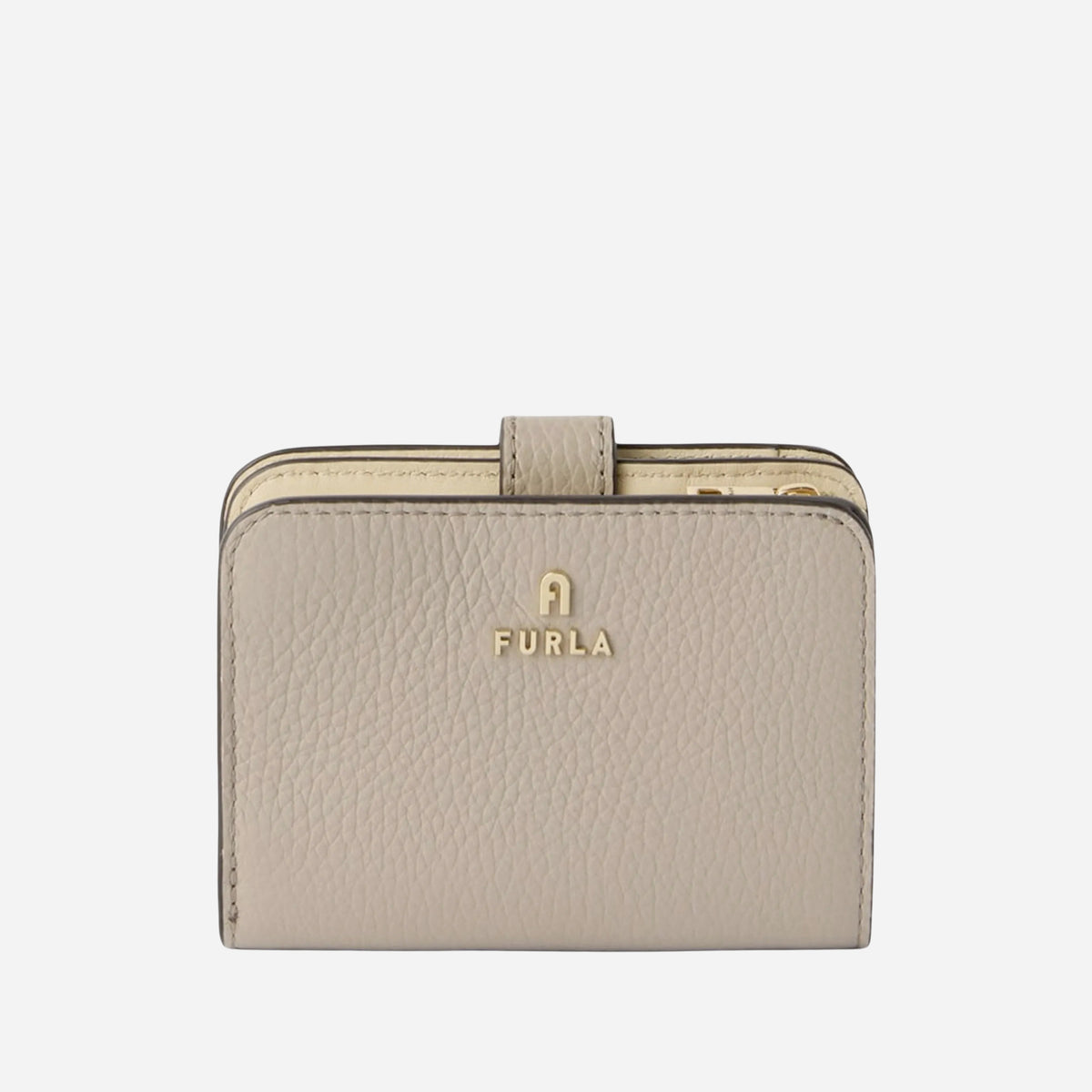 FURLA Camelia portafoglio compatto in pelle CACHEMIRE GRAY 