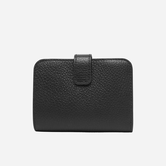 FURLA Camelia portafoglio compatto in pelle Nero 