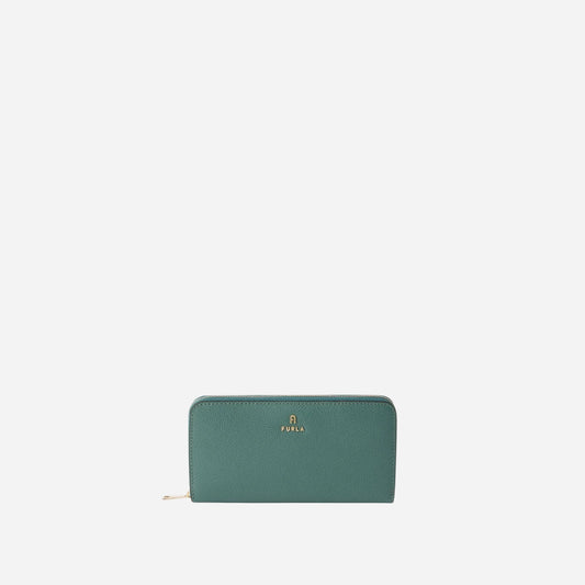 FURLA Furla Camelia Zip Around XL EDERA GREEN+STONE GRAY int. 