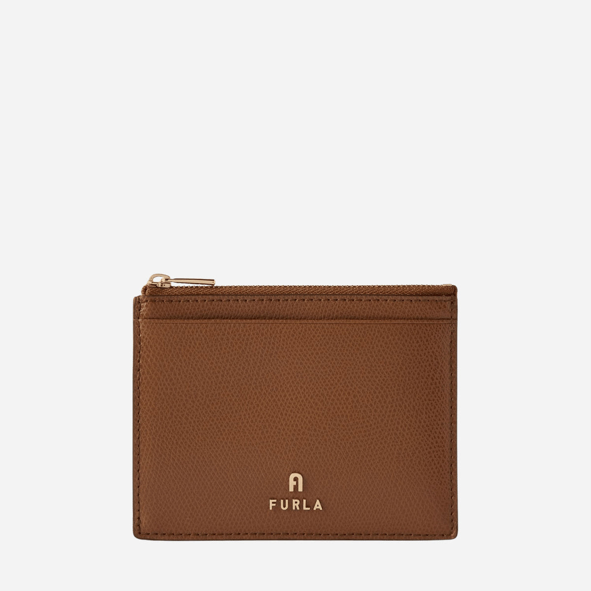 FURLA Camelia Porta Carte di Credito M COGNAC h 