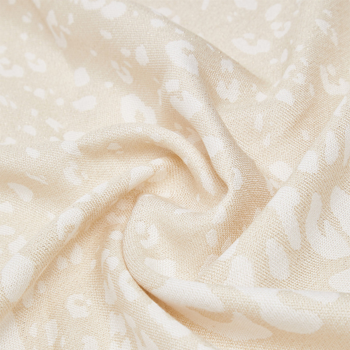 LIU JO STOLA JACQUARD ANIMALIER CON LOGO BURRO 
