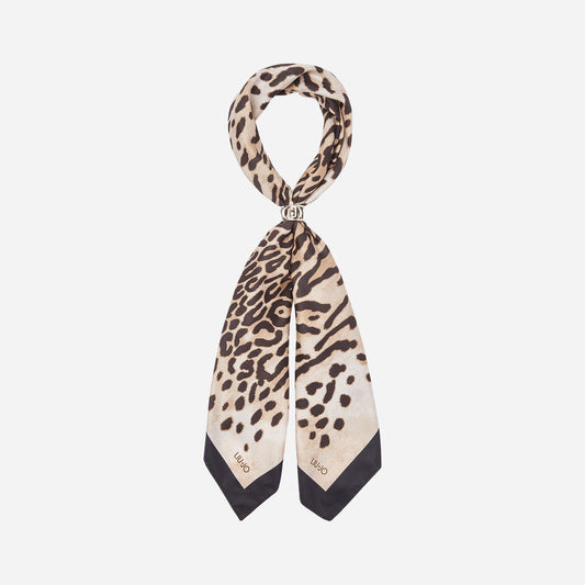 LIU JO FOULARD GRANDE CON STAMPA ANIMALIER leopard 