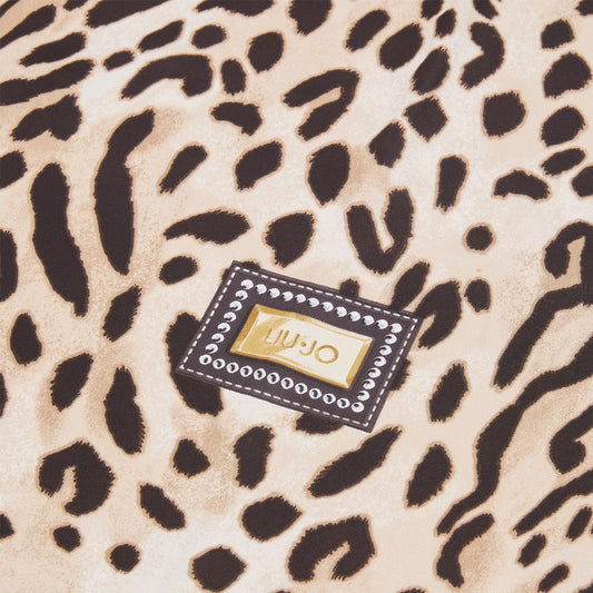 LIU JO FOULARD GRANDE CON STAMPA ANIMALIER leopard 