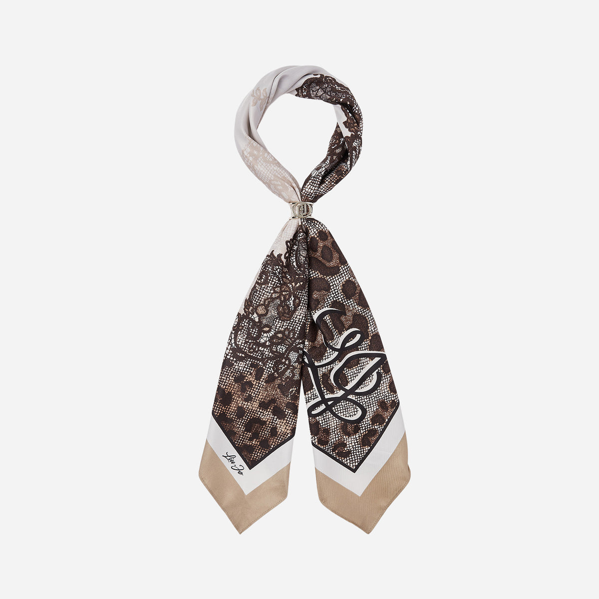 LIU JO FOULARD GRANDE CON STAMPA ANIMALIER Lace 
